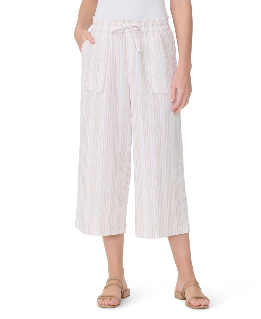 Gloria Vanderbilt Women's Rainey Wide-Leg Crop Pants Multi Size M 3159